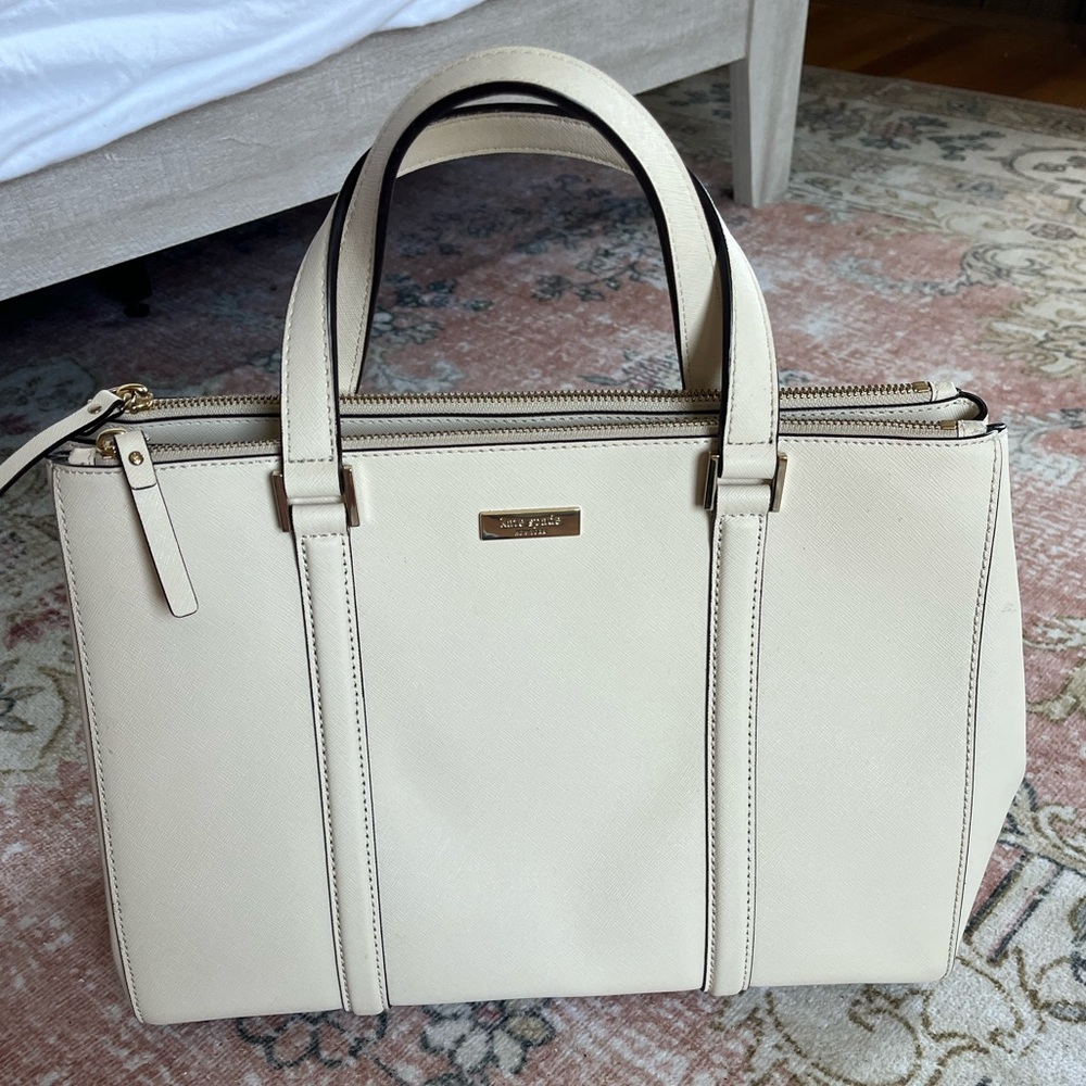 Kate Spade | Newberry Lane | Loden (Satchel) | Cream